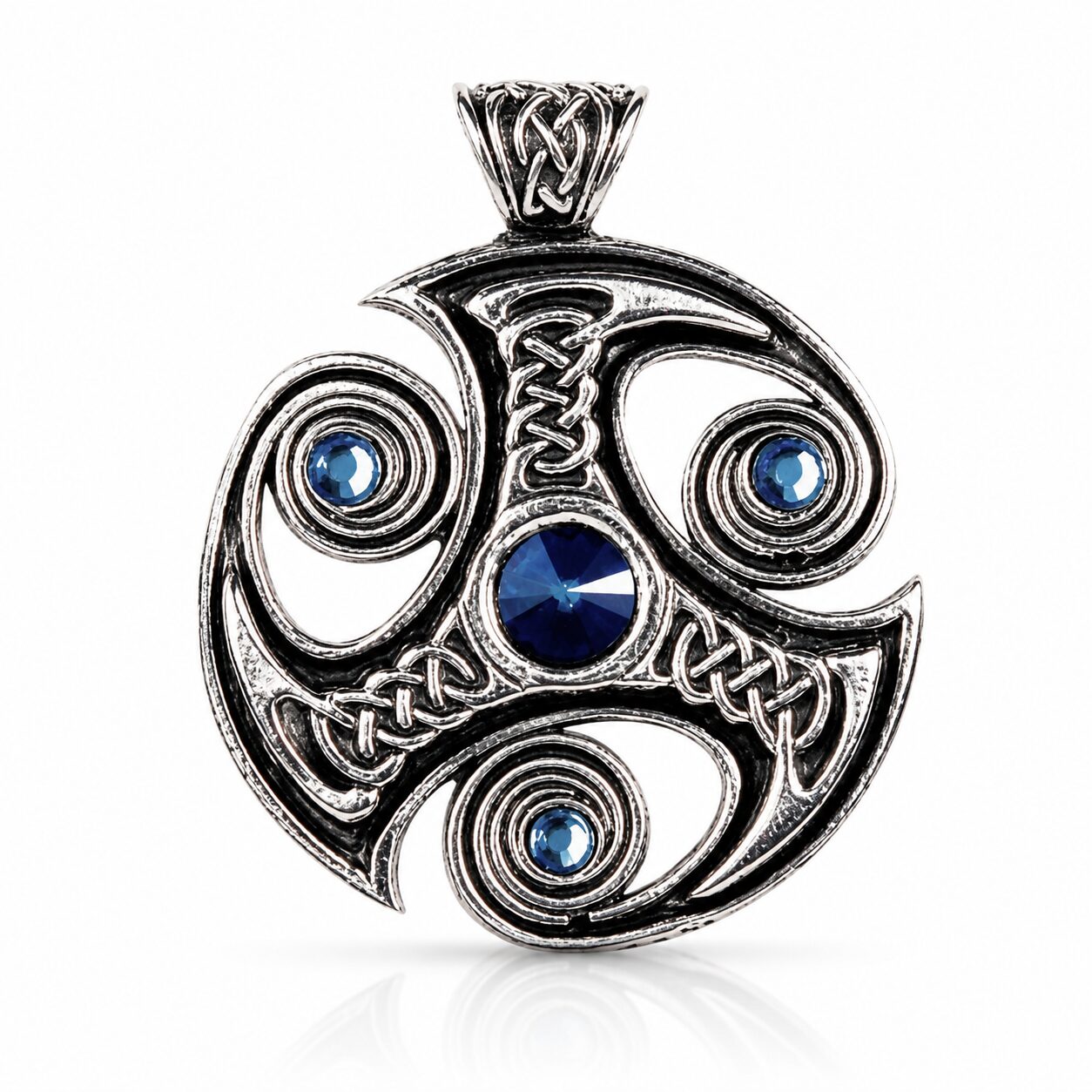 Juwelen Trefot - Nordlicht - Anhänger Amulett Halskette – Bild 2