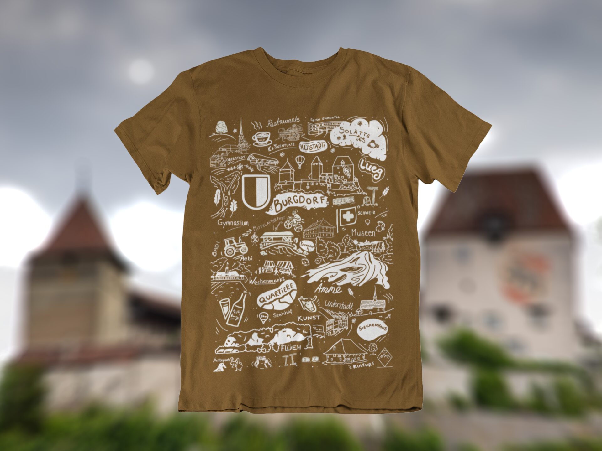 "Burgdorf begegnen" T-Shirt – Bild 3